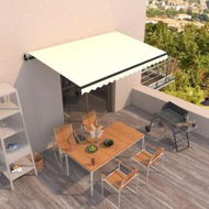 Detailed information about the product Automatic Retractable Awning 400x300 cm Cream