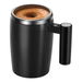 Automatic Self Stirring Mug with Lid, Magnetic Coffee Stirrer for Milk, Stainless Steel Self Mixing Coffee Cup, Black. Available at Crazy Sales for $14.95
