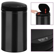 Detailed information about the product Automatic Sensor Dustbin 40 L Carbon Steel Black