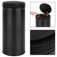 Detailed information about the product Automatic Sensor Dustbin 80 L Carbon Steel Black