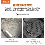 Detailed information about the product Automotive Floor Mats Fits for Chevrolet Silverado/GMC Sierra 1500 3 pcs