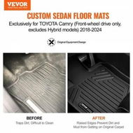 Detailed information about the product Automotive Floor Mats Fits for Toyota Camry 2018-2024 3 pcs TPE Liners