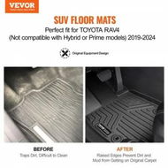 Detailed information about the product Automotive Floor Mats Fits Toyota RAV4 (Not for Hybrid or Prime) 2019-2024