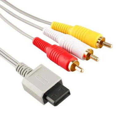 AV Cable for Wii Wii U,Composite Audio Video TV Connector Cable Cord for Wii U/Wii