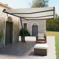 Detailed information about the product Awning Post Set Anthracite 600x245 cm Iron