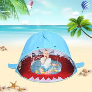 Detailed information about the product Baby Beach Tent Waterproof Pop Up Sun Awning Tent UV-protecting Cloth Shark Tent Color Blue