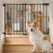 Baby Gate 29.5-43 Inches Adjustable Width 28 Inches High Dog Gate Black. Available at Crazy Sales for $109.96