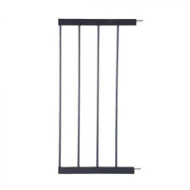 Baby Safety Gate Adjustable Pet Black 30cm Extension