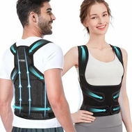 Detailed information about the product Back Brace and Posture Corrector Adjustable And Lightweight Posture Corrector Back Support Provides Support And Shape For Neck, Shoulders And Back(Size S)