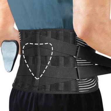 Back Brace For Men And Women - Back Support Belt For Back Pain Sciatica Scoliosis Relief (Waist 3~3.5 Feet 95-115 CM)