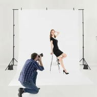 Detailed information about the product Backdrop Stand Background Stand Kit with 2 Tripod for Party & Photo Studio