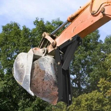 Backhoe Excavator Thumb Attachments 91.44 cm Adjustable Extreme Weld On Backhoe Thumb Hoe Clamp 1.27 cm Inch Teeth Thick Steel Plate 16MM