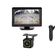 Detailed information about the product Backup Camera System for Car with 5 Inch Monitor Back up Camera with Truck Reverse Camera Rear View IP69 Waterproof Plug-Play Reversing Safe Parking