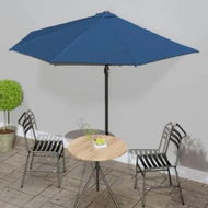 Detailed information about the product Balcony Parasol with Aluminium Pole Blue 300x155x223 cm Half