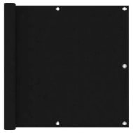 Detailed information about the product Balcony Screen Black 90x400 cm Oxford Fabric