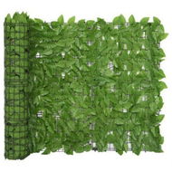 Detailed information about the product Balcony Screen With Green Leaves 400x100 Cm