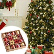 Detailed information about the product Ball Ornaments Set Shatterproof Christmas Tree Decor Decorative Set, for Home Holiday Wedding Party Xmas Hanging Decorations - Red/Gold.