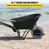 Detailed information about the product Balloon Beach Wheels Replacement Beach Tire 15.7' TPU 176LBS Load Capacity