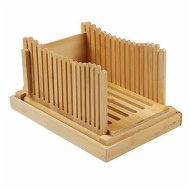 Detailed information about the product Bamboo Bread Slicer for Homemade Bread,foldable adjustable Slicing width with sturdy bamboo cutting board,cutting bagels or even slices of bread becomes easy
