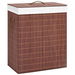 Bamboo Laundry Basket With 2 Sections Brown 100 L. Available at Crazy Sales for $49.95