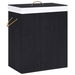 Bamboo Laundry Basket with Single Section Black 83 L. Available at Crazy Sales for $109.95