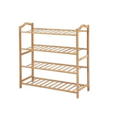 Bamboo Shoe Rack Storage Wooden