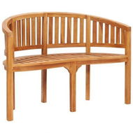 Detailed information about the product Banana Bench 120 Cm Solid Teak Wood