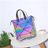 Detailed information about the product BAOBAO Geometric Purse for Women Magical Changeable Square Purse Large Holographic Luminous Purse Multi-change Crossbody Bag Gifts