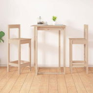 Detailed information about the product Bar Chairs 2 Pcs 40x41.5x112 Cm Solid Wood Pine.