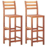 Detailed information about the product Bar Chairs 2 Pcs Solid Acacia Wood