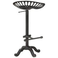 Detailed information about the product Bar Stool Black Cast Iron