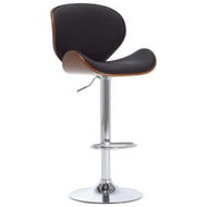 Detailed information about the product Bar Stool Black Faux Leather
