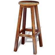 Detailed information about the product Bar Stool Reclaimed Solid Wood