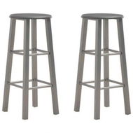 Detailed information about the product Bar Stools 2 Pcs Anthracite MDF