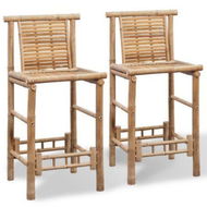 Detailed information about the product Bar Stools 2 Pcs Bamboo