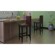 Detailed information about the product Bar Stools 4 pcs Artificial Leather Brown