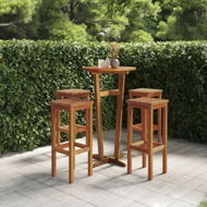 Detailed information about the product Bar Stools 4 pcs Solid Wood Acacia