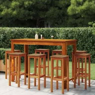 Detailed information about the product Bar Stools 8 pcs Solid Wood Acacia