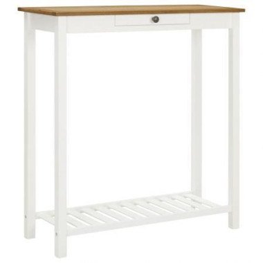Bar Table 100x40x110 Cm Solid Oak Wood