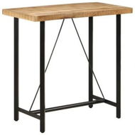 Detailed information about the product Bar Table 110x55x107 cm Solid Wood Mango and Iron