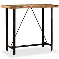 Detailed information about the product Bar Table 120x60x107 Cm Solid Reclaimed Wood