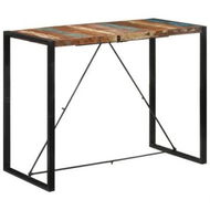 Detailed information about the product Bar Table 140x70x110 cm Solid Wood Reclaimed