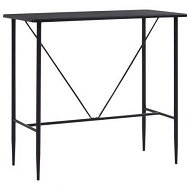 Detailed information about the product Bar Table Black 120x60x110 Cm MDF