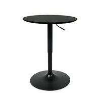 Detailed information about the product Bar Table Swivel Gas Lift Counter Black