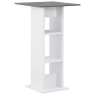 Detailed information about the product Bar Table White 60x60x110 cm