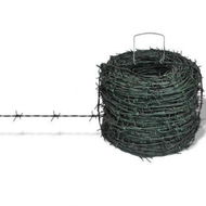 Detailed information about the product Barbed Wire Entanglement Wire Green Wire Roll 100 M