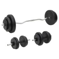 Detailed information about the product Barbell and Dumbbell with Plates 60 kg