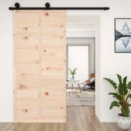 Detailed information about the product Barn Door 100x1.8x214 cm Solid Wood Pine