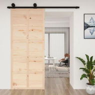 Detailed information about the product Barn Door 90x1.8x214 cm Solid Wood Pine