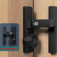 Detailed information about the product Barn Door Latch 90 Degree Lock Sliding Right Angle Luminous Code Privacy Home Security
